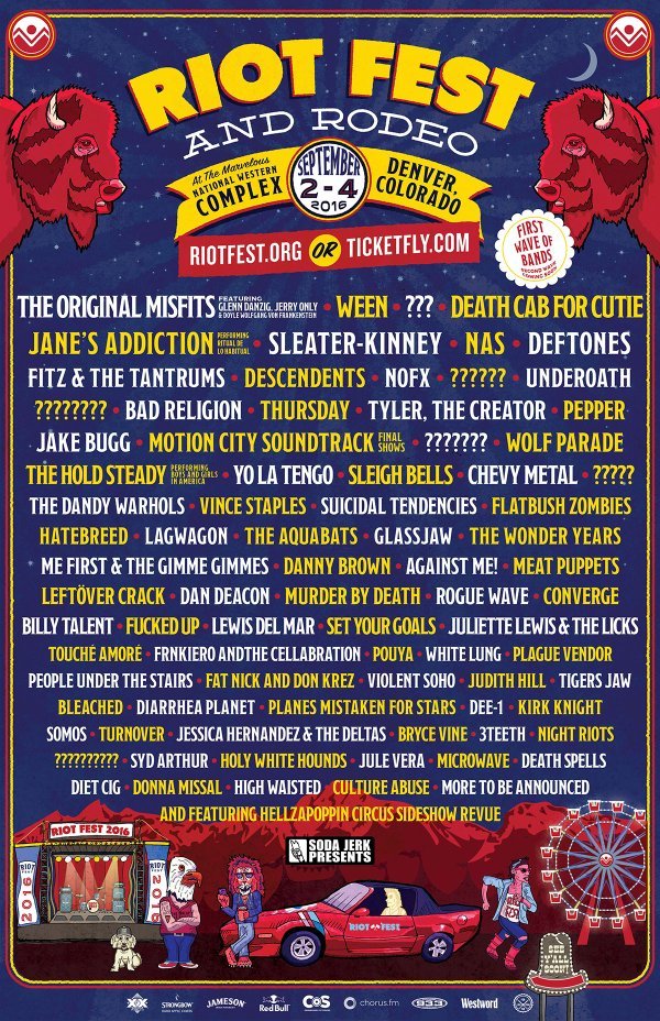 Chicago Lineup Riot Fest