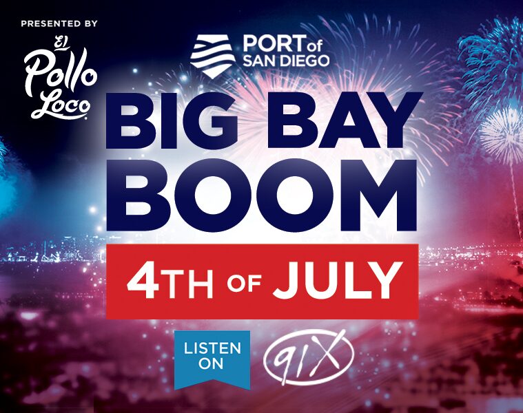 Join 91X and the Port of San Diego for the Big Bay Boom!